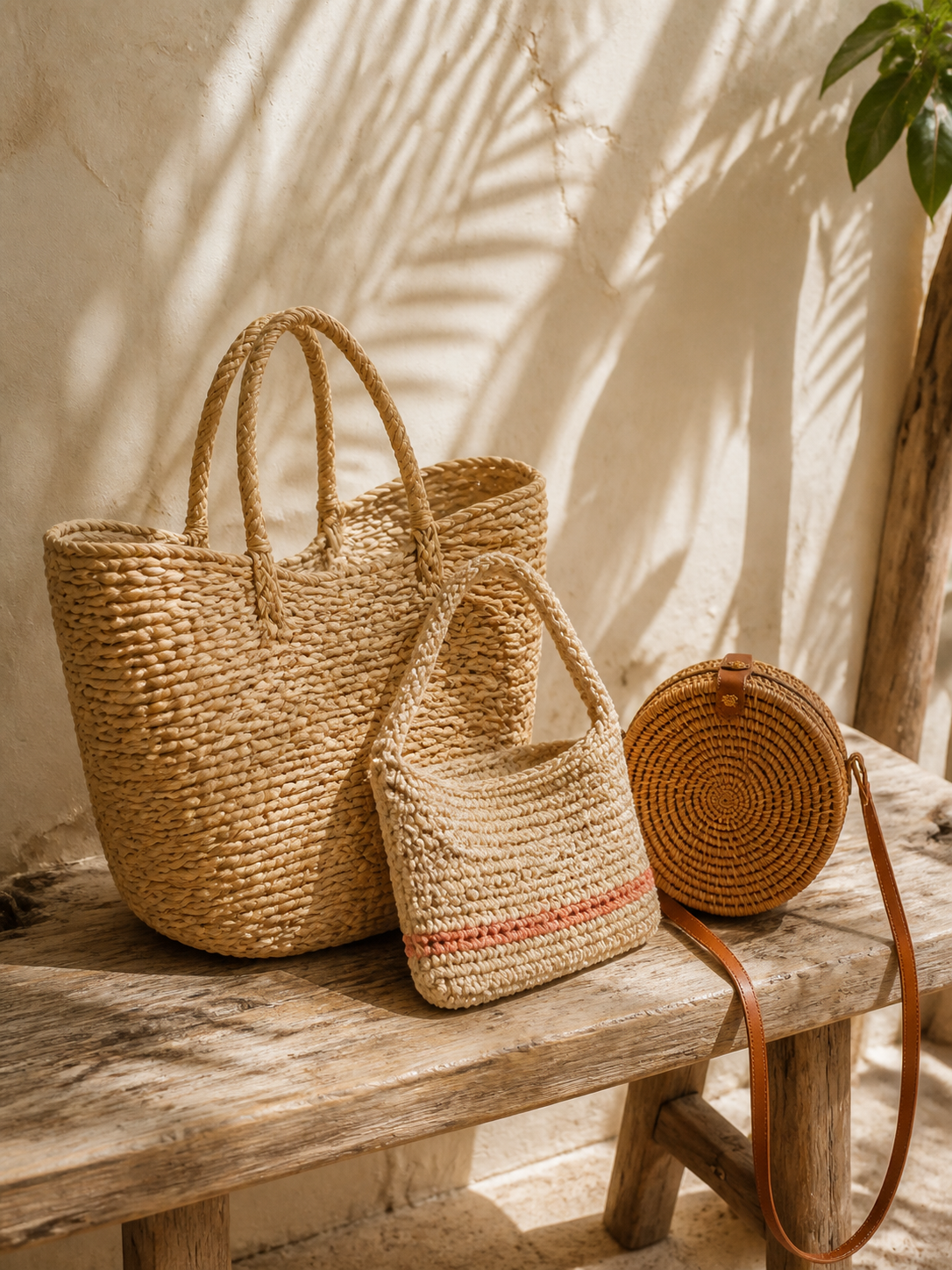 ZZ TEST - Handwoven Straw Tote