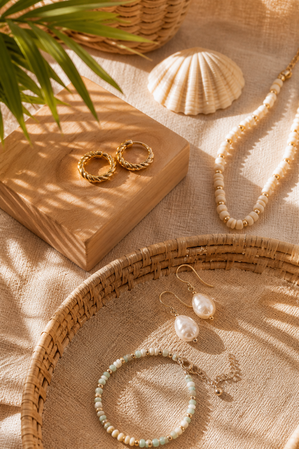 ZZ TEST - Shell Drop Earrings